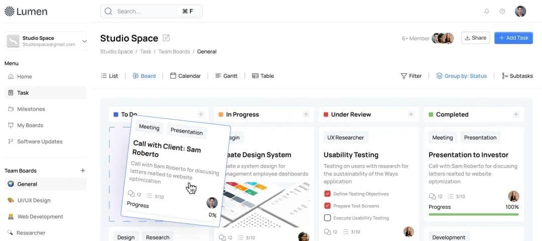 AI Course Generation Interface