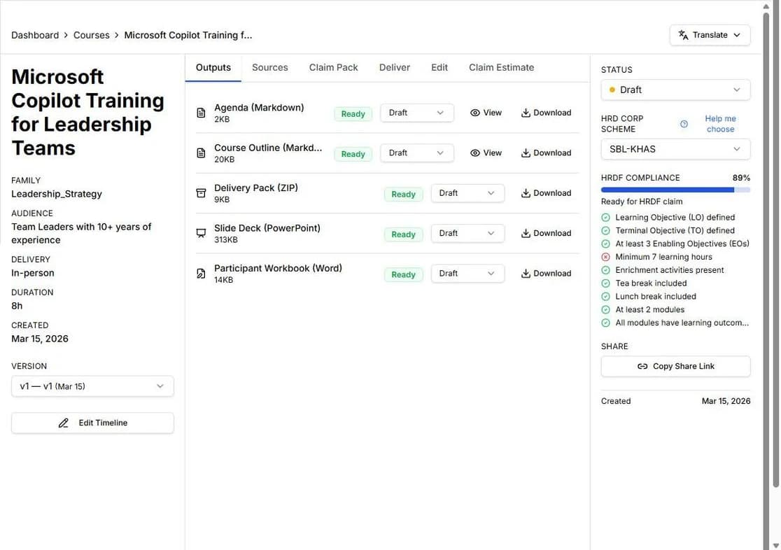 HRDF Compliance Dashboard