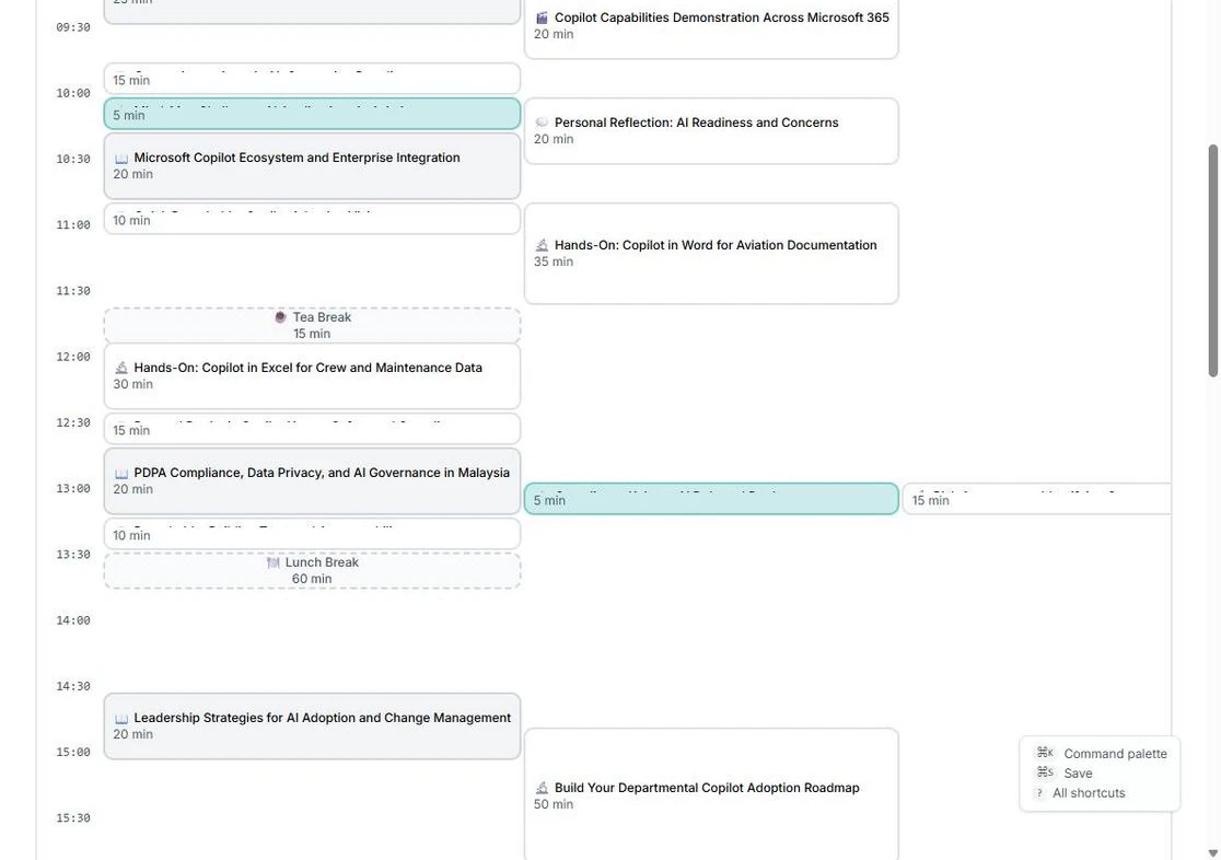 Visual Timeline Editor